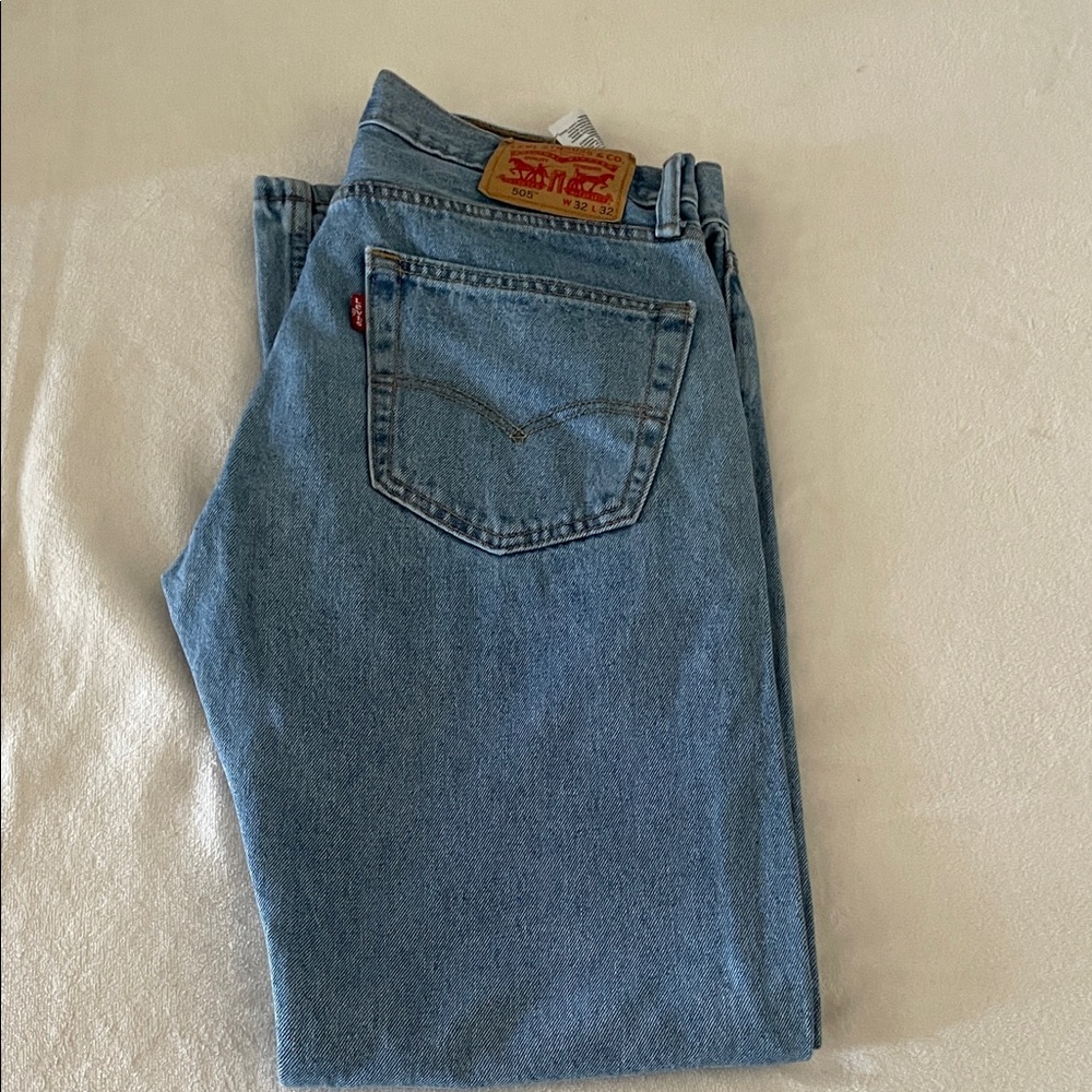 Levi's Men's Light Blue Straight Jeans